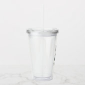 It Wasn't Meow Cute Fluffy Kitten Acryl Drinkbeker (Rechts)