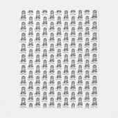 It Wasn't Meow Cute Fluffy Kitten Fleece Deken (Voorkant)