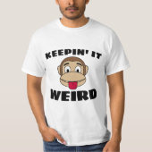 IT-WEIRD-MANNEN FUNNY T-SHIRY BEHOUDEN T-SHIRT (Voorkant)