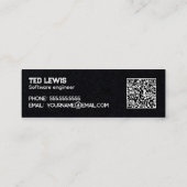 IT werkt QR Mini Visitekaartje (Achterkant)