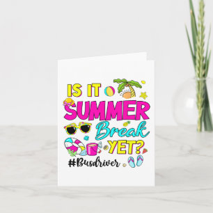 IT Zomervakantie maar buschauffeur laatste schoold Kaart