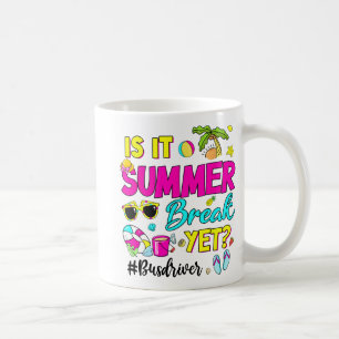 IT Zomervakantie maar buschauffeur laatste schoold Koffiemok