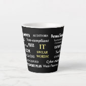 IT zweet woorden grappige CIO Computing Gift Latte Mok (Voorkant)