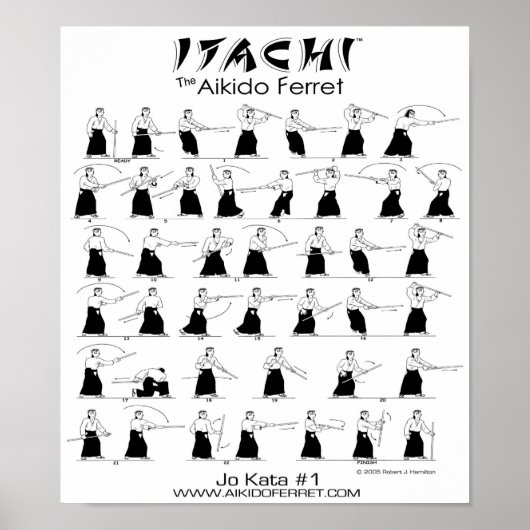 Itachi Jo Kata #1 Poster (Voorkant)