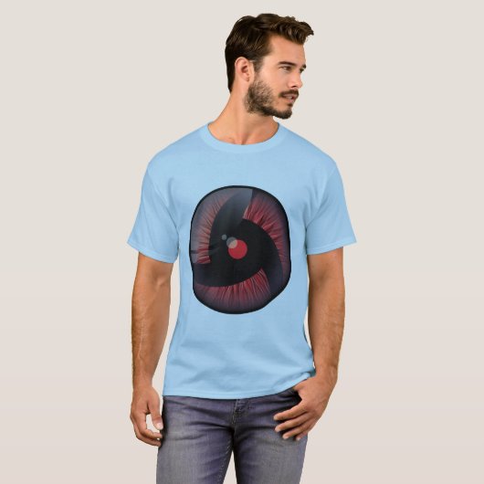 Itachi Mangekyou Sharingan T-Shirt (Voorkant volledig)