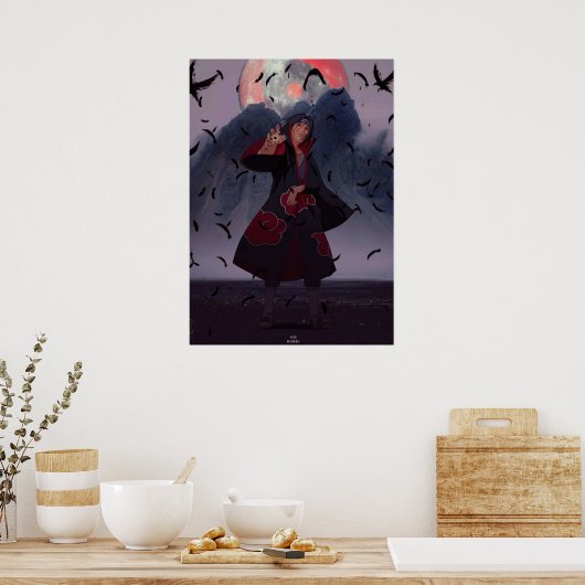 Itachi uchiha Akatsuki Poster (Keuken)