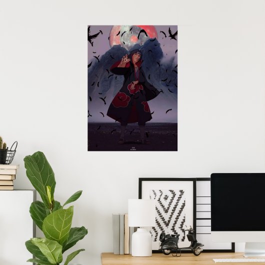 Itachi uchiha Akatsuki Poster (Thuiskantoor)