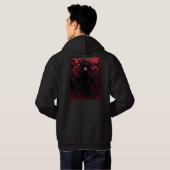 Itachi Uchiha Kraai Illusionist Hoodie (Achterkant volledig)