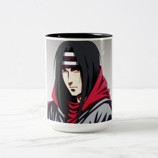 Itachi's Brew: ontketenen van het Power Exclusive  Tweekleurige Koffiemok (Center)