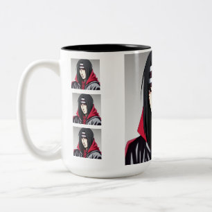 Itachi's Brew: ontketenen van het Power Exclusive  Tweekleurige Koffiemok