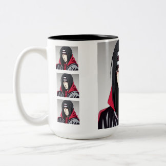 Itachi's Brew: ontketenen van het Power Exclusive  Tweekleurige Koffiemok