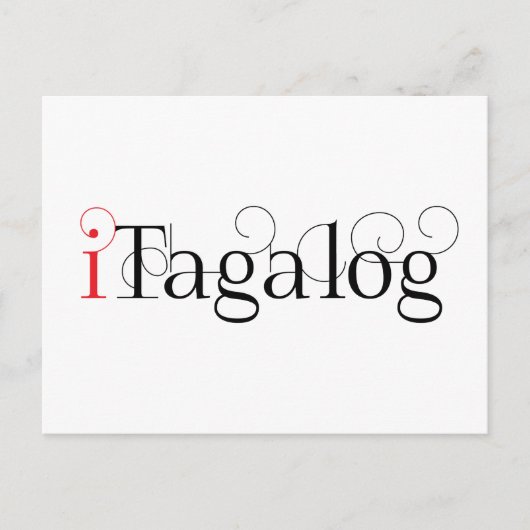 ITAGALOG BRIEFKAART (Voorkant)