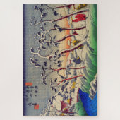 Itahana Van Kisokaidô 1835 Japanse Houtblok Kunst Legpuzzel (Verticaal)