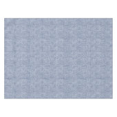 Itajime Shibori Blue Check Textile Geometric Weave Tafelkleed (Voorkant (Horizontaal))