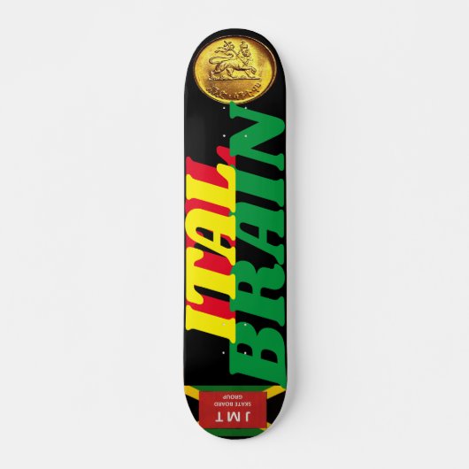 ITAL BRAIN JMT 7 3/4" Skateboard Dek (Voorkant)