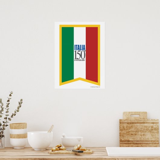 Italia 150 Jubileum Poster (Keuken)
