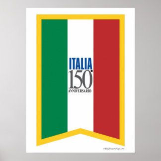 Italia 150 Jubileum Poster