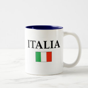 Italia (2) tweekleurige koffiemok