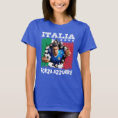 Italia 3D Forza Azzurri  T-shirt (Voorkant)