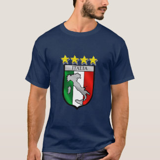 italia 4 sterren wereldkampioen voetbalcadeaus t-shirt