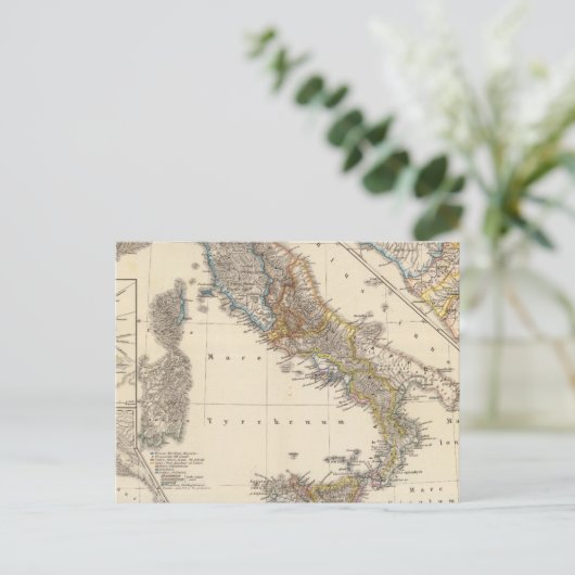 Italia adiectis iis briefkaart (Staand voorkant)