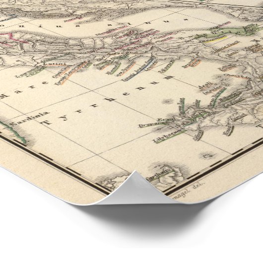 Italia adiectis iis poster (Hoek)