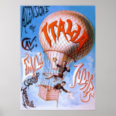 Italia ~  Adverteren Poster (Voorkant)