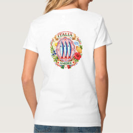 Italia Amore Sardine Grafische T-shirt