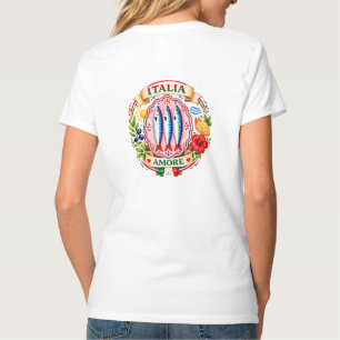 Italia Amore Sardine Grafische T-shirt