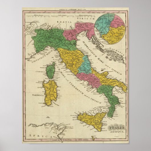 Italia Antiqua Poster (Voorkant)