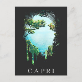 *~* Italia Artsy ITALIA CAPRI Island Briefkaart