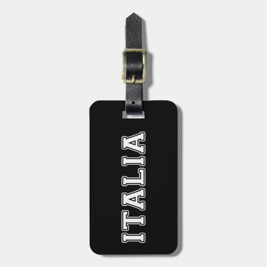 Italia Bagagelabel (Voorkant verticaal)