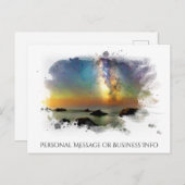 *~* Italia Beach Spiaggia delle cannelle AP12 Briefkaart (Voorkant / Achterkant)