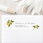 Italia Blue Waterverf citroen retour adres label (Insitu)