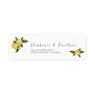 Italia Blue Waterverf citroen retour adres label