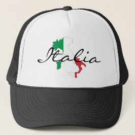 Italia Boot of Italy Italiaanse vlag Trucker's Pet
