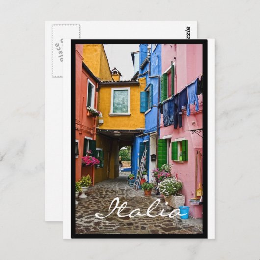 Italia Briefkaart (Voorkant / Achterkant)