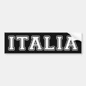 Italia Bumpersticker (Voorkant)