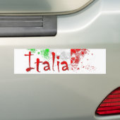 Italia Bumpersticker (Op auto)