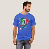Italia Calcio 4 Stelle T-shirt (Voorkant volledig)