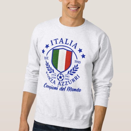 Italia Calcio 4 Stelle T-shirt (Voorkant)