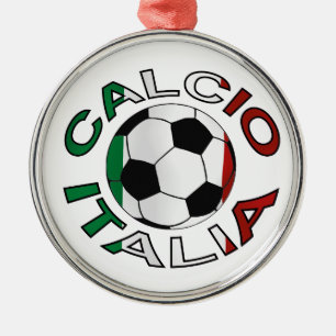 Italia Calcio Italië Football Metalen Ornament