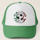 Italia Calcio Italië Football Trucker Pet (Voorkant)