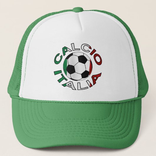 Italia Calcio Italië Football Trucker Pet (Voorkant)