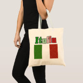 Italia Canvas tas van het vlagcanvas (Voorkant (product))