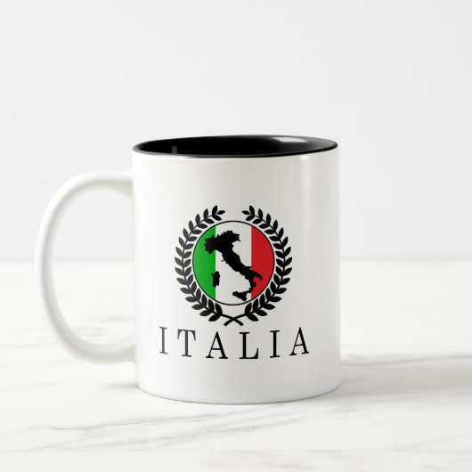 Italia Classico Tweekleurige Koffiemok (Links)