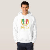 Italia Crest Hoodie (Voorkant volledig)