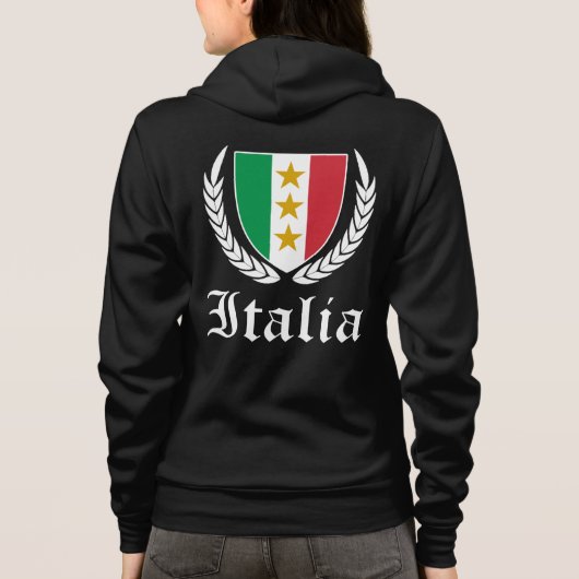 Italia Crest Hoodie (Achterkant)
