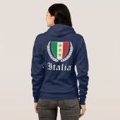 Italia Crest Hoodie (Achterkant volledig)