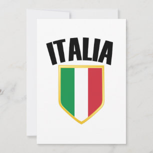 Italia Crest Italy Flag